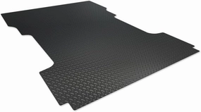 Black Rubber Diamond Plate Truck Bed Floor Mat Liner Compatible with 2015-2025 Ford F150 8 Feet (96") Long Bed