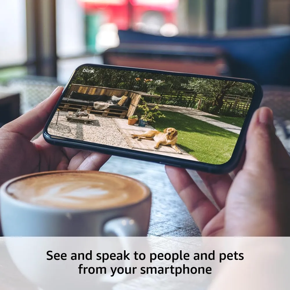 Blink Outdoor 4 (newest model) – Wireless smart security camera, two-year battery life, two-way talk. Required Sync Module not included – Add-on camera