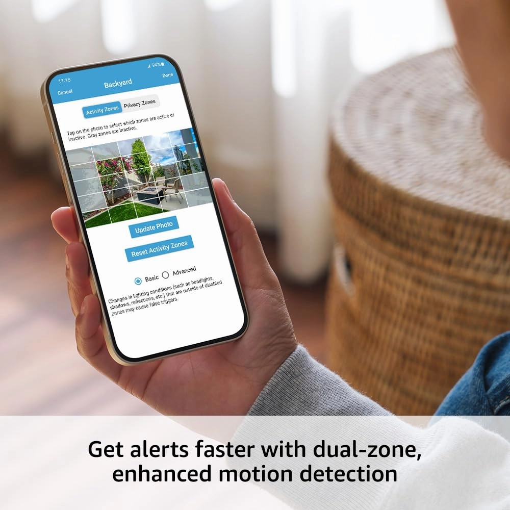 Blink Outdoor 4 (newest model), Wireless smart security camera, two-year battery, 1080p HD day and infrared night live view, two-way talk – 1 camera system