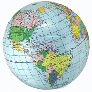 Blue World Globe 16 Inch Inflatable - Educational Toy NoveltiesMart Wholesale