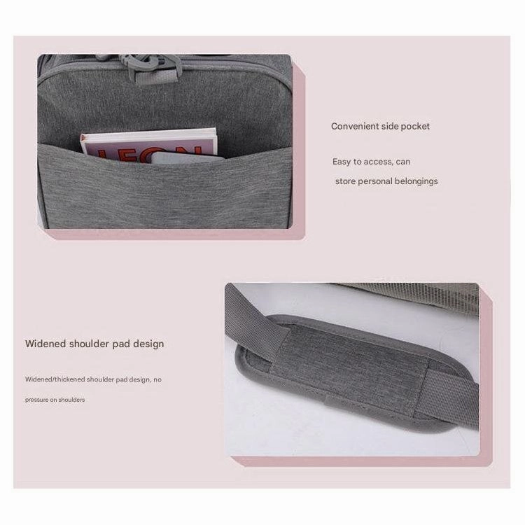 Blue Portable Pet Travel Carrier Bag - Foldable, Durable, and Comfortable for Small Dogs & Cats 40cmx25cmx25cm