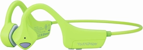Bone Conduction Headphones Bluetooth Open Ear Headset Multipoint Connection Waterproof Wireless Sports Earbuds for Workouts Running Walking Cycling Fitness Fishing Yoga(Green)