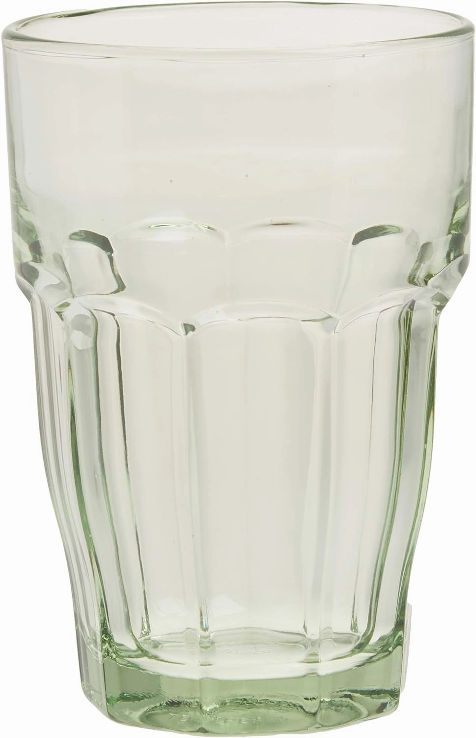 Bormioli Rocco Rock Bar Lounge 12.5 oz. Stackable Long Drink Beverage Glass for Cocktails, Cold Drinks, Soda, or Water, Set of 6, Mint Green
