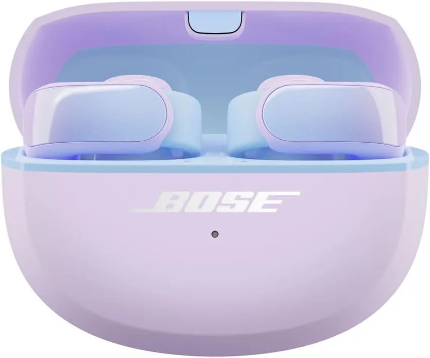 Bose Ultra Open Bluetooth Earbuds, True Wireless Earbuds with OpenAudio for Awareness, Clip On Design for Comfort, Immersive Audio, Up to 48 Hrs of Playtime, Chilled Lilac - Limited Edition Color