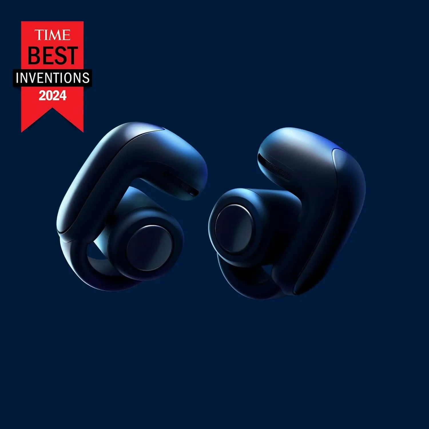 Bose Ultra Open Bluetooth Earbuds, True Wireless Earbuds with OpenAudio for Awareness, Clip On Design for Comfort, Immersive Audio, Up to 48 Hrs of Playtime, Lunar Blue - Limited Edition Color