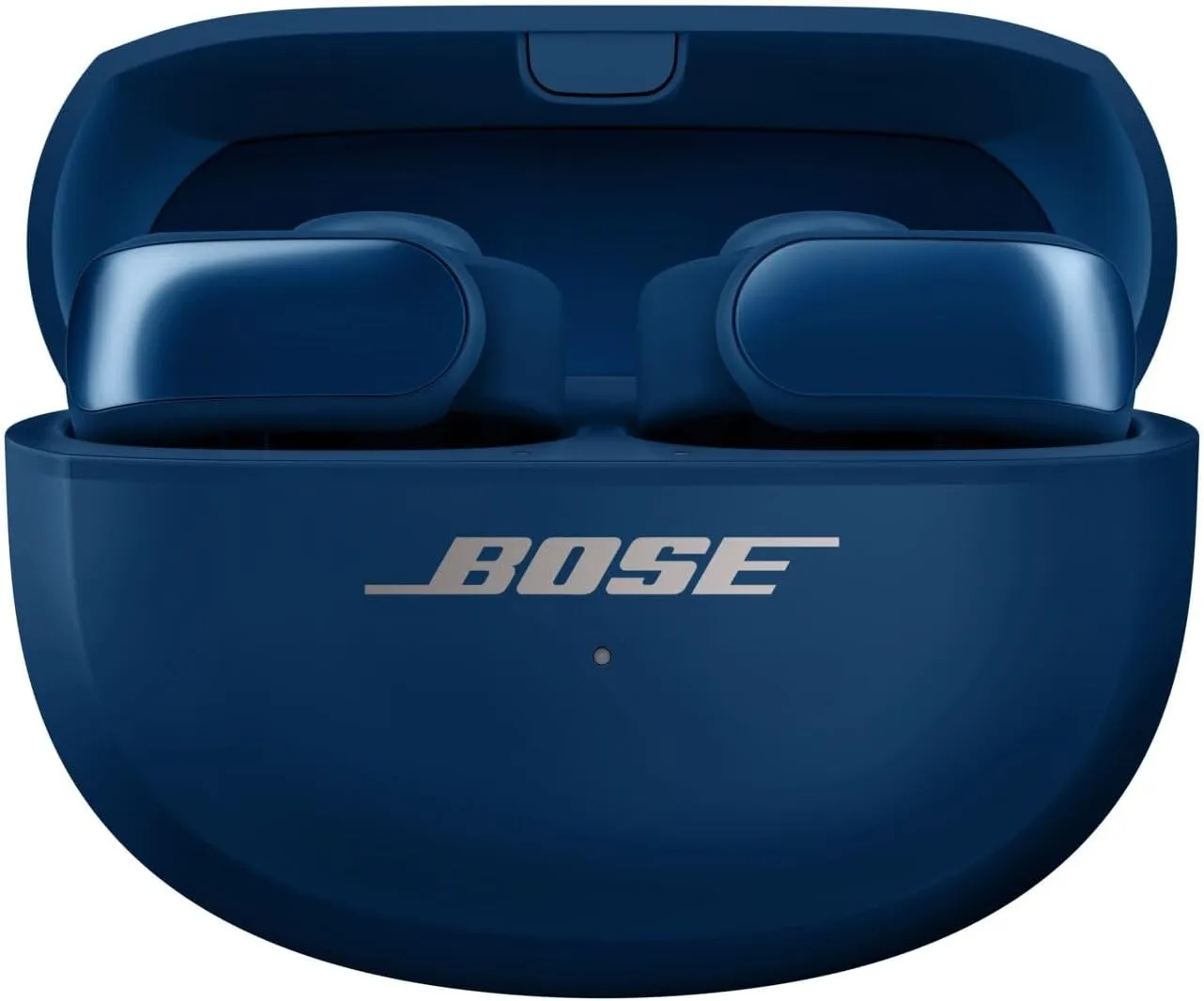 Bose Ultra Open Bluetooth Earbuds, True Wireless Earbuds with OpenAudio for Awareness, Clip On Design for Comfort, Immersive Audio, Up to 48 Hrs of Playtime, Lunar Blue - Limited Edition Color