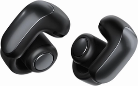 Bose Ultra Open Bluetooth Earbuds, True Wireless Earbuds with OpenAudio for Awareness, Clip On Design for Comfort, Immersive Audio, Up to 48 Hrs of Playtime, Black