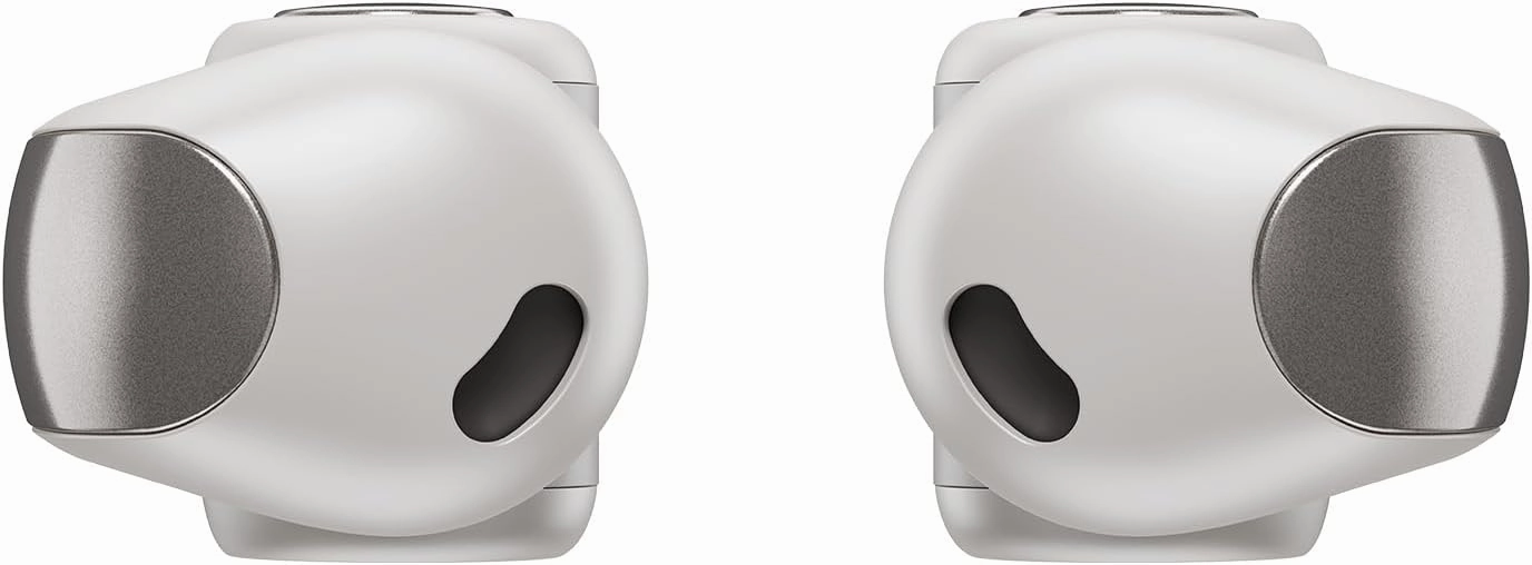 Bose Ultra Open Bluetooth Earbuds, True Wireless Earbuds with OpenAudio for Awareness, Clip On Design for Comfort, Immersive Audio, Up to 48 Hrs of Playtime, White Smoke