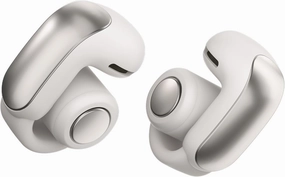 Bose Ultra Open Bluetooth Earbuds, True Wireless Earbuds with OpenAudio for Awareness, Clip On Design for Comfort, Immersive Audio, Up to 48 Hrs of Playtime, White Smoke