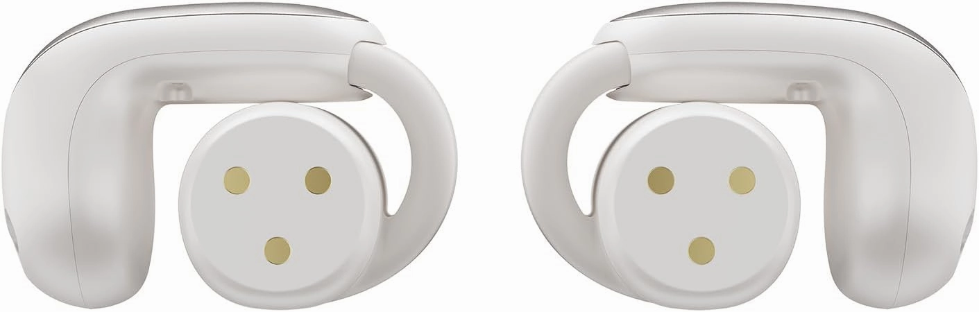 Bose Ultra Open Bluetooth Earbuds, True Wireless Earbuds with OpenAudio for Awareness, Clip On Design for Comfort, Immersive Audio, Up to 48 Hrs of Playtime, White Smoke