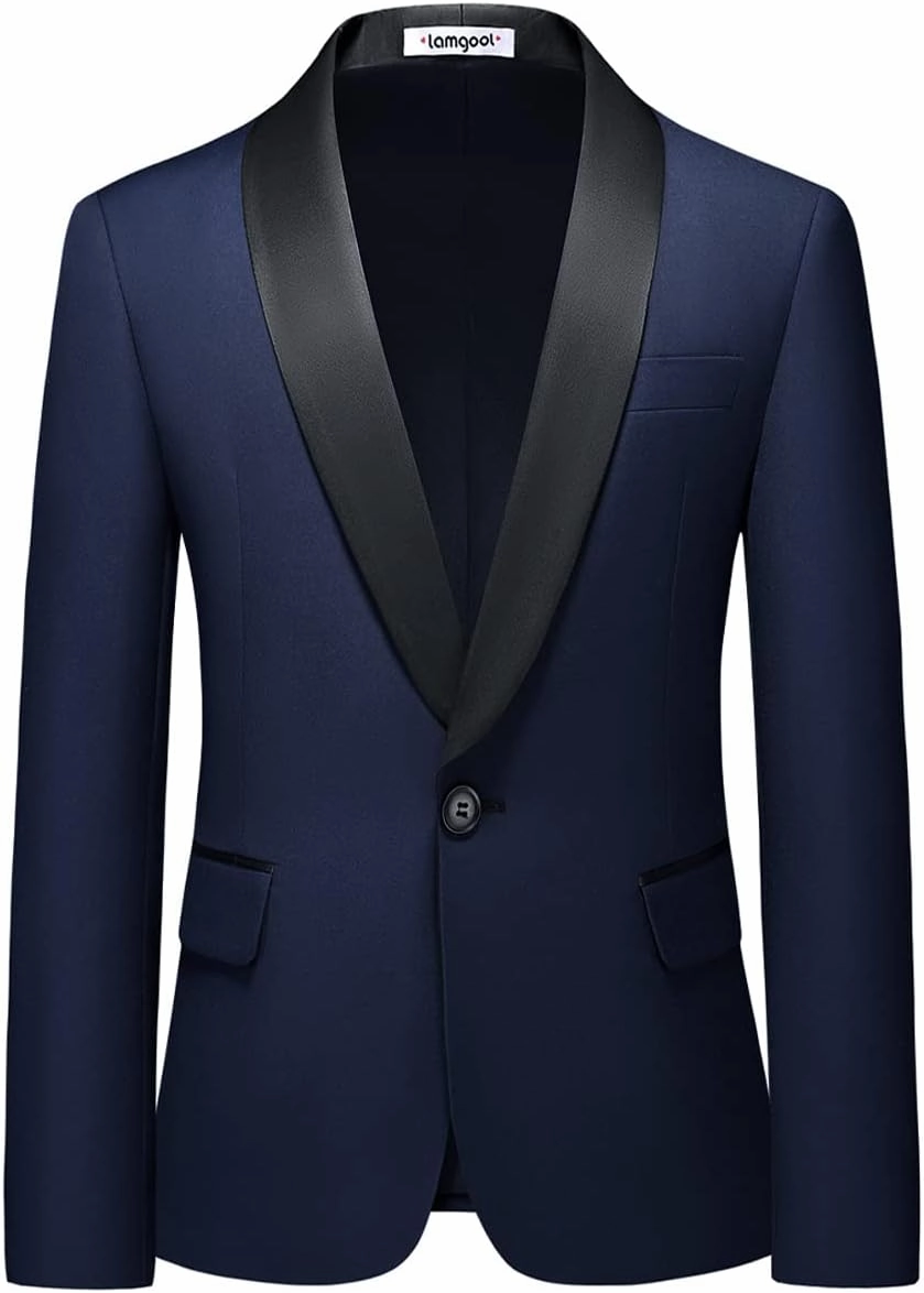Boy Suits 3 Piece Slim Fit Formal Suit Set with Tuxedo Jacket Vest Pants for Kids Wedding Ring Bearer Party
