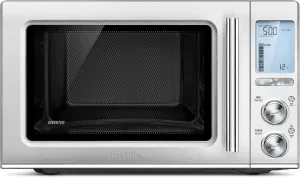 Breville BMO850BSS1BUC1 Smooth Wave Countertop Microwave Oven, Brushed Stainless Steel