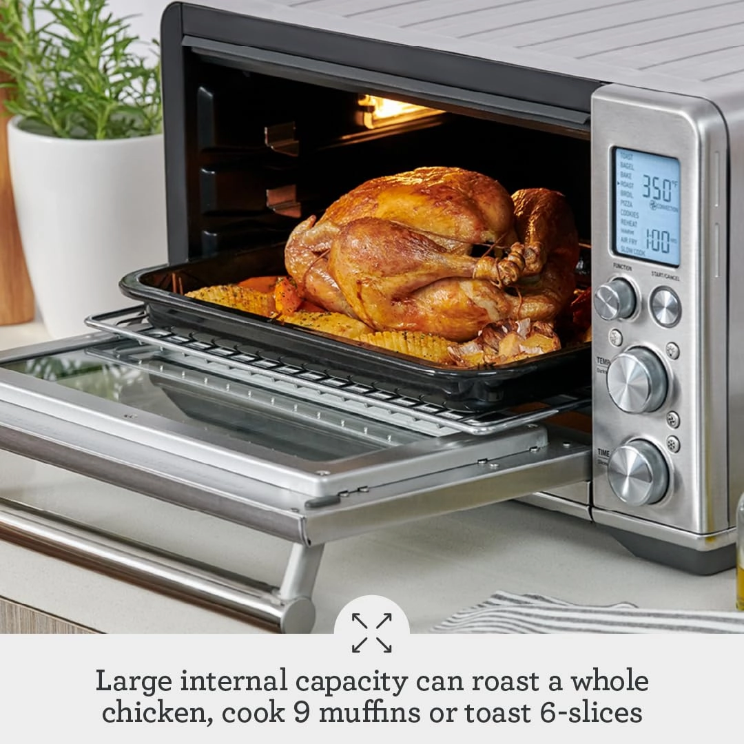Breville BOV860RVC Smart Oven Air Fryer and Convection Oven, Red Velvet Cake