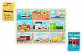 Brilliant Baby® Vehicle Maze Game | Educational & Fun Wooden Maze Toy | Early Childhood Development | Interactive Learning Toy for Toddler and Baby