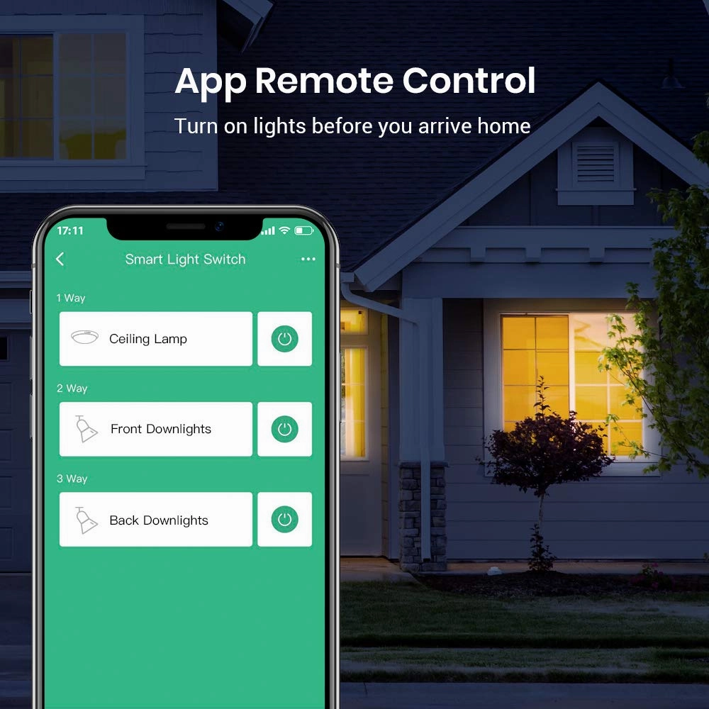 BroadLink Smart Light Switch, No Neutral Wire Required, Single Pole with App and Voice Control, 1-Gang Touch Timer Switch, Compatible with Alexa, Google Assistant, IFTTT, Siri Shortcuts, Hub Included