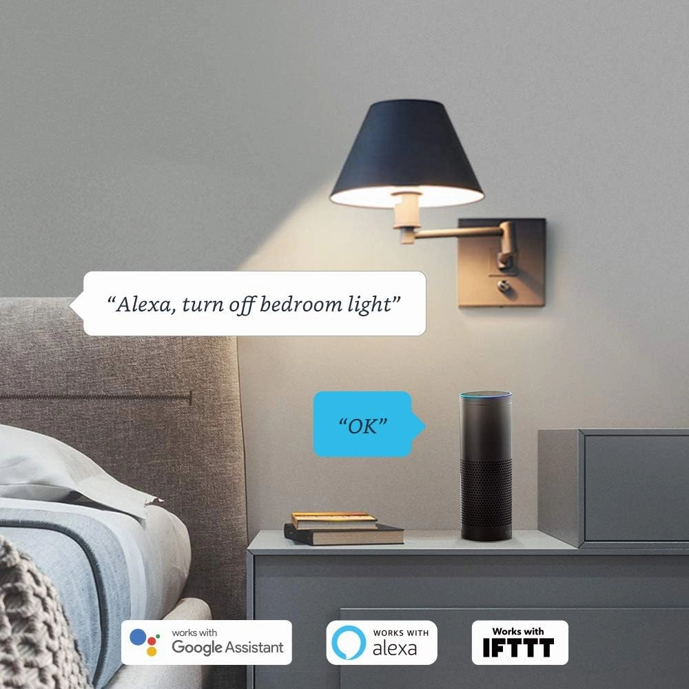Broadlink Smart Wi-Fi Bulb, RGB Multicolor Changing Dimmable LED Light, A19 E26 10W, Works with Alexa, Google Home, Siri and IFTTT, No Hub Required (4 Bulbs)