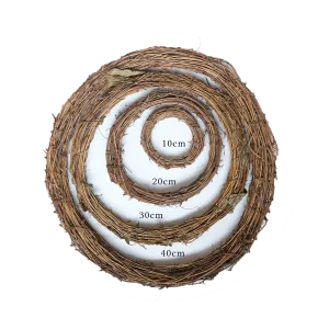 Brown Rattan Wreath