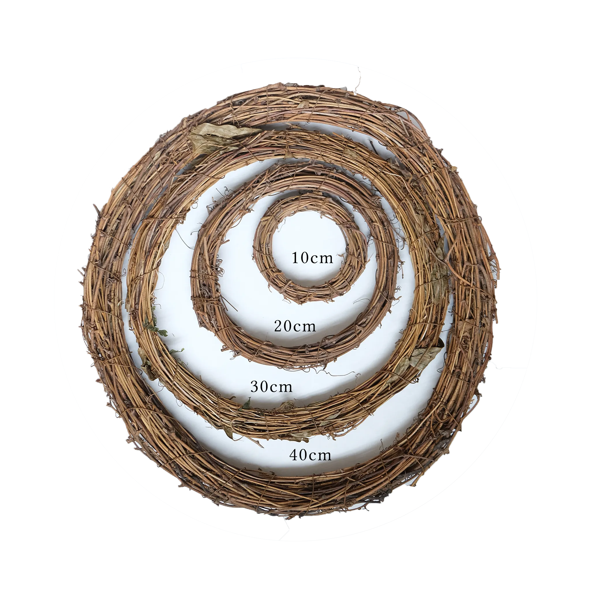 Brown Rattan Wreath
