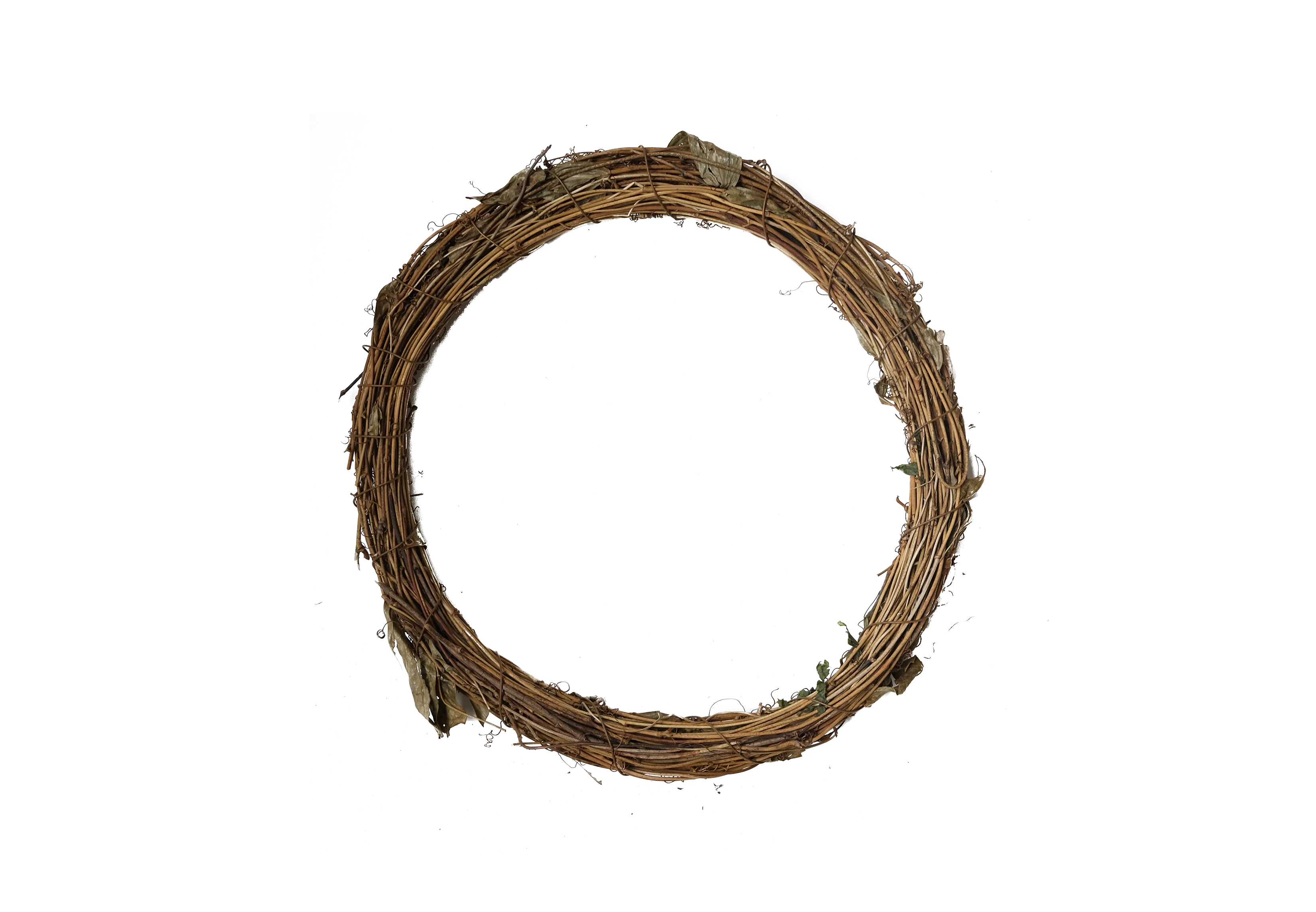 Brown Rattan Wreath