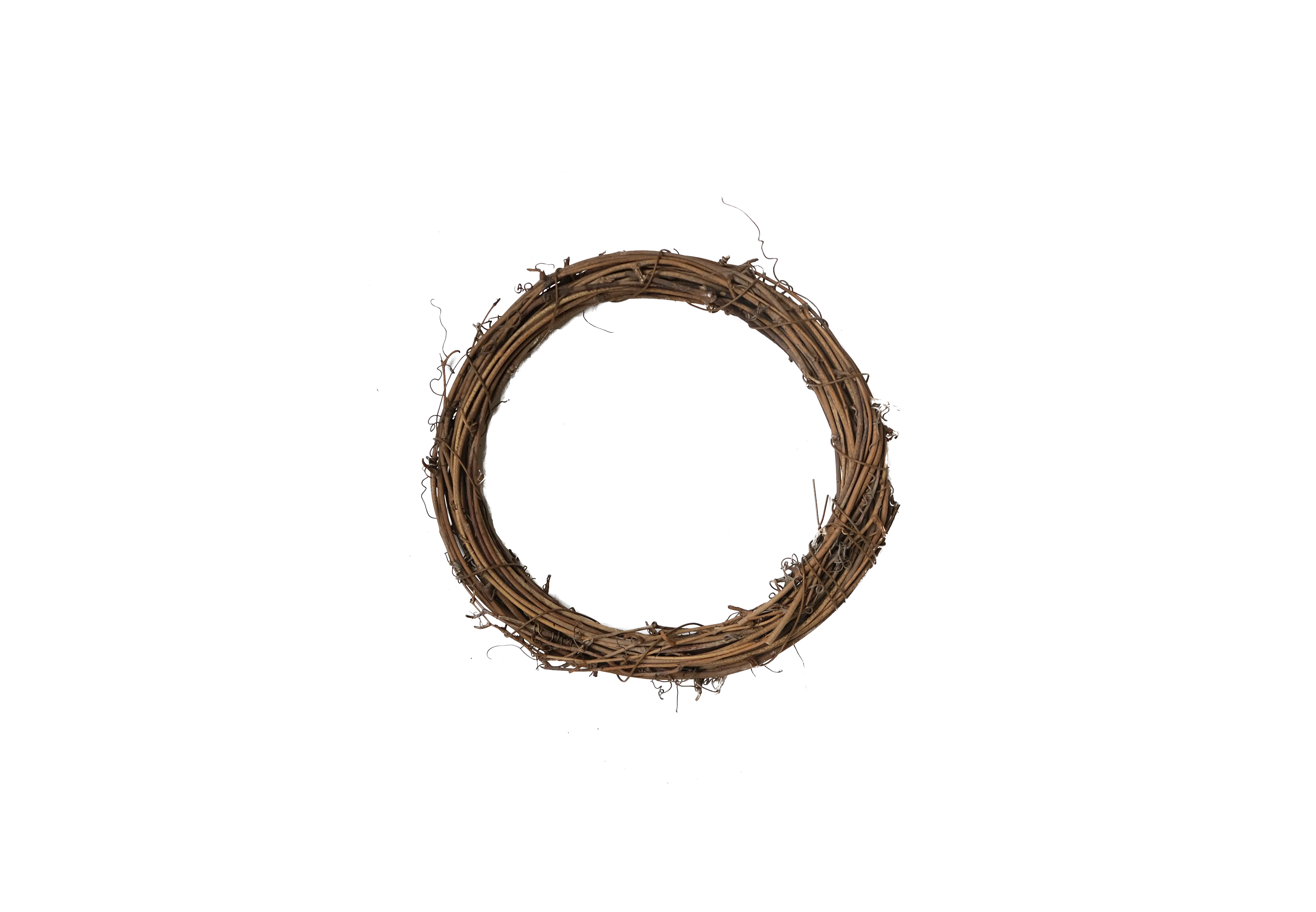 Brown Rattan Wreath