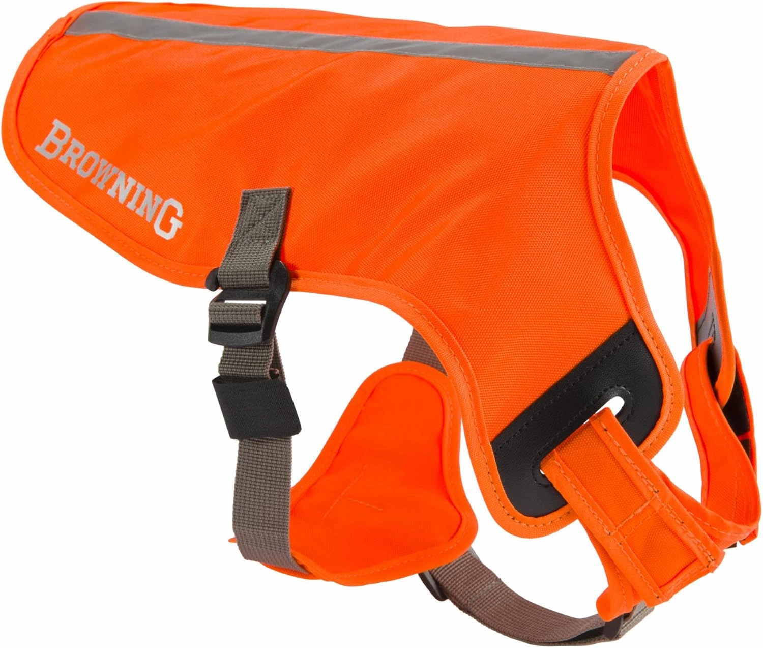 Browning Pet Vests, Hi Vis Safety Vests for Dogs, Safety Orange, Large, Adjustable Coverage
