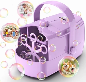Bubble Machine Automatic Bubble Maker: Durable Bubble Blower 18000  Big Bubbles Per Minute for Indoor Outdoor Wedding Birthday Party - Portable Bubble Machine for Kids Toddlers
