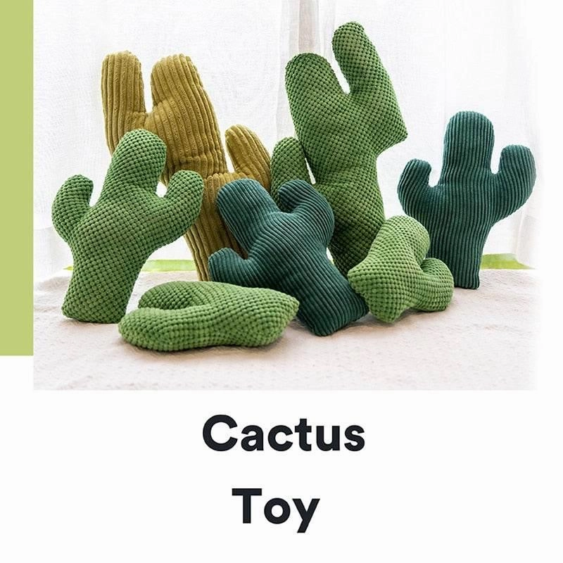 Cactus Dog Chew Toy - Durable Pet Chew for Playtime