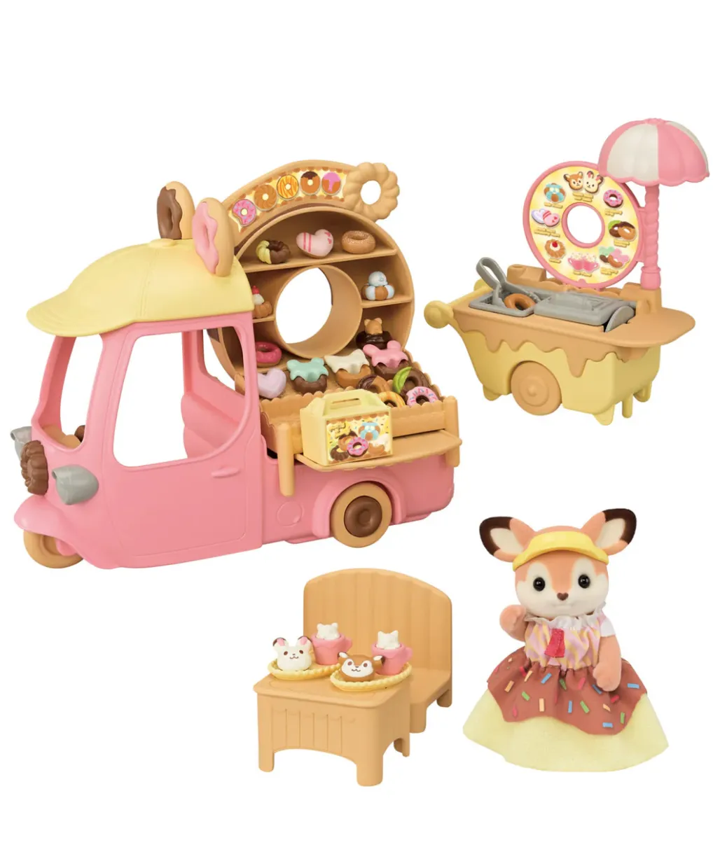 Calico Critters Dip Dip Donuts Wagon