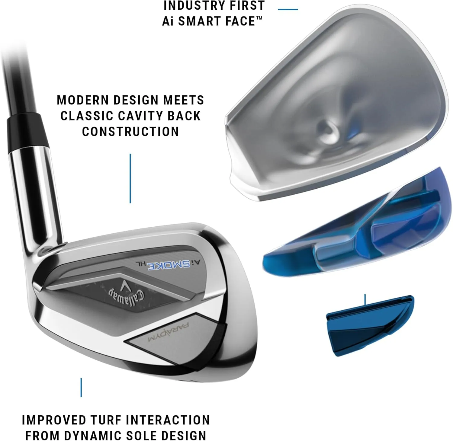 Callaway Golf Paradym AI Smoke High Launch Iron Set