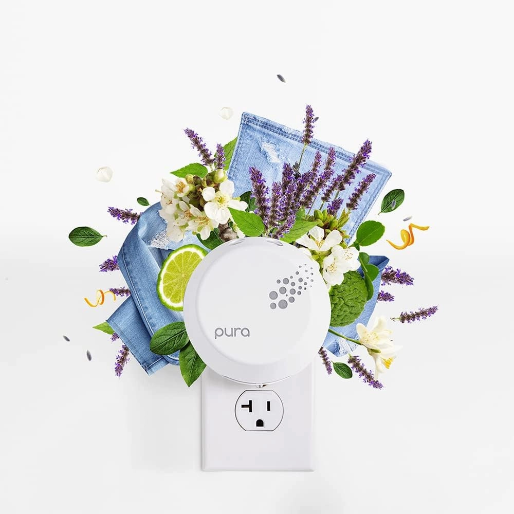 Capri Blue Blue Jean Pura Smart Home Plug-in Diffuser Refills – Capri Blue Pura Refills – Pura Diffuser Refills with a Linen Scent – Long-Lasting Aromatherapy Diffuser Refills (Pack of 2)