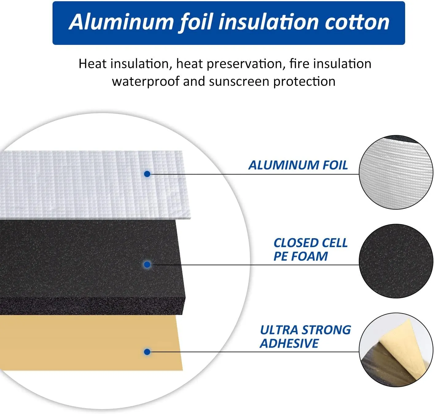 Car Heat Sound Deadening Insulation Mat, - 197 Mil 10.8 Sqft Automobile Sound Deadening & Heat Insulation Material for Auto Hood Engine Roof Door and Trunk,40 Inch x 40 Inch, Aluminum Foil Finish