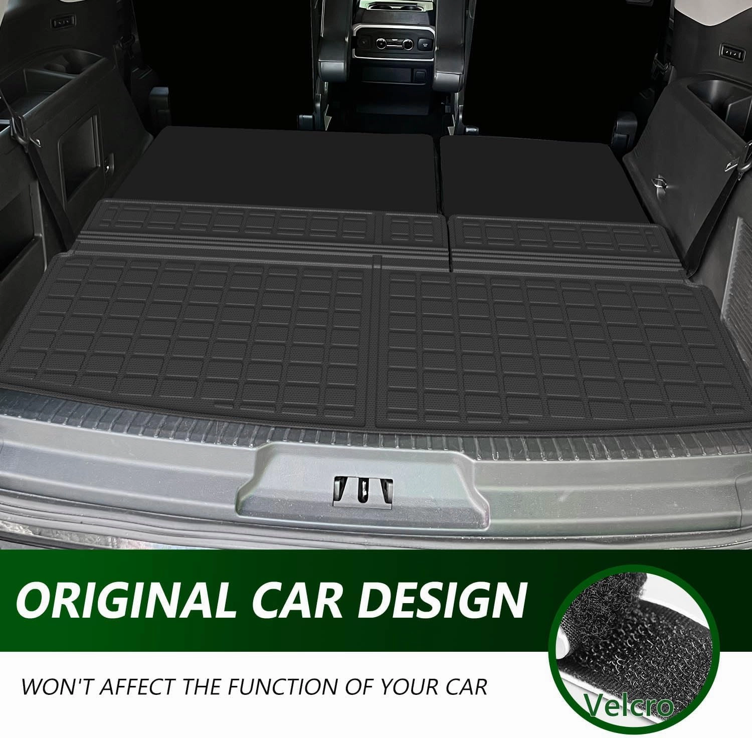 Cargo Liner Compatible with 2018-2024 Ford Expedition/Lincoln Navigator Trunk Mat Cargo Mat 7&8 Seats Replacement for 2018-2024 Ford Expedition Accessories(Trunk Mat)