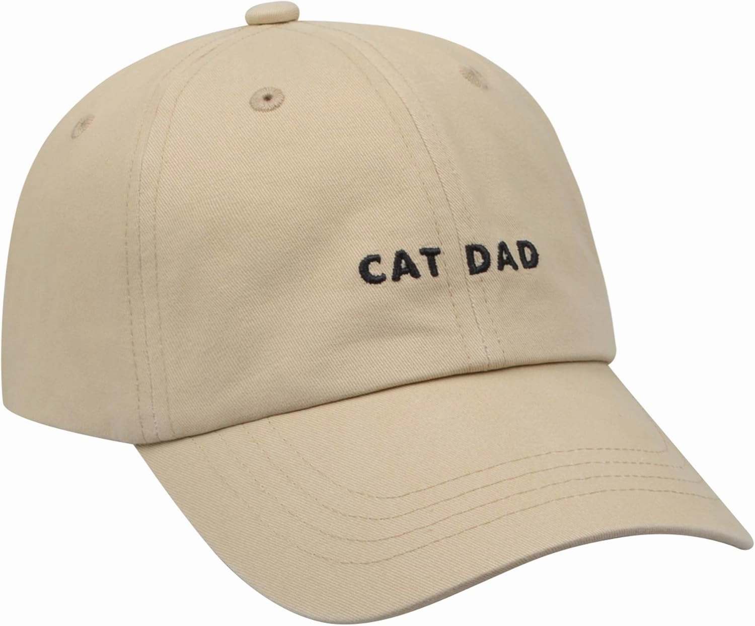 Cat Mom & Dad Hats for Proud Cat Parents | for Men & Women | Embroidered Text - Adjustable Fit - 100% Cotton