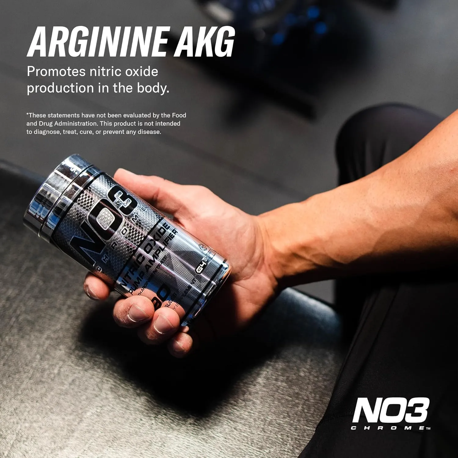 Cellucor NO3 Chrome Nitric Oxide Supplements with Arginine Nitrate for Muscle Pump & Blood Flow, 90 Capsules, G4