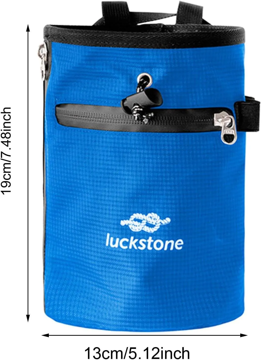 Chalk Bag for Climbing Chalk Carrier Bag Practical Storage Pouch Waist Belt for Weightlifting Gymnastics Gym Sports Fitness