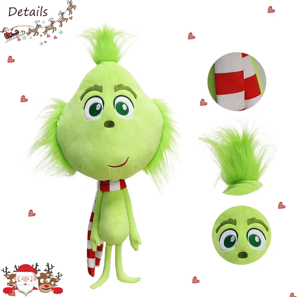Christmas stuffed toy (Grinch stuffed toy-a)