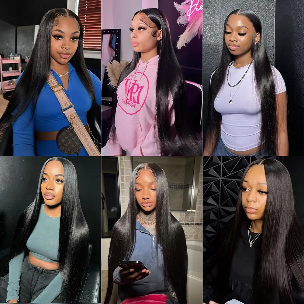 Clip in Hair Extensions Real Human Hair Straight Brazilian Human Hair Clip in Extensions 8Pcs 120g Silky Straight Remy Hair Clip ins for Women (18inch, #1B Natural Black)