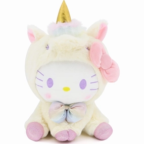 COAQAC Unicorn Series Cartoon Plush Toy Fan Stuffed Toy Gift for Boys and Girls Yellow