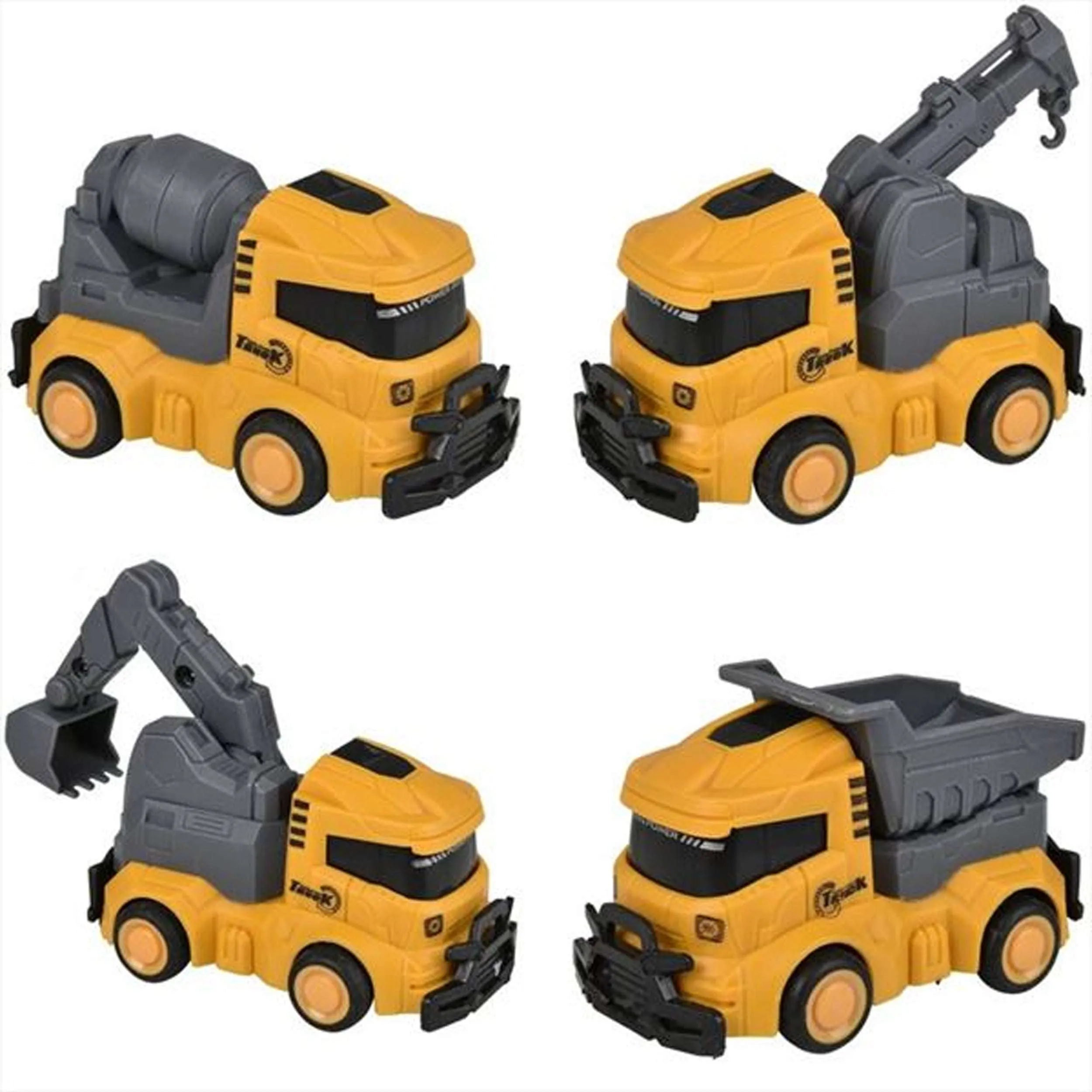 Construction Inertial Vehicle – Fun Push-and-Go Toy