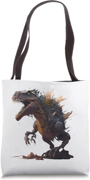 Cool dinosaur prehistoric lizard Raptor Tote Bag