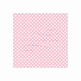 Cottage Chic Polka Dot 1 - Dollhouse Wallpaper