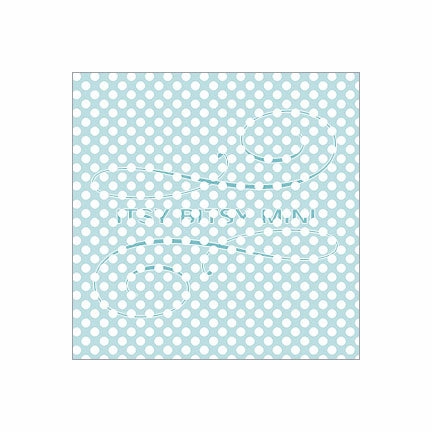 Cottage Chic Polka Dot 1 - Dollhouse Wallpaper