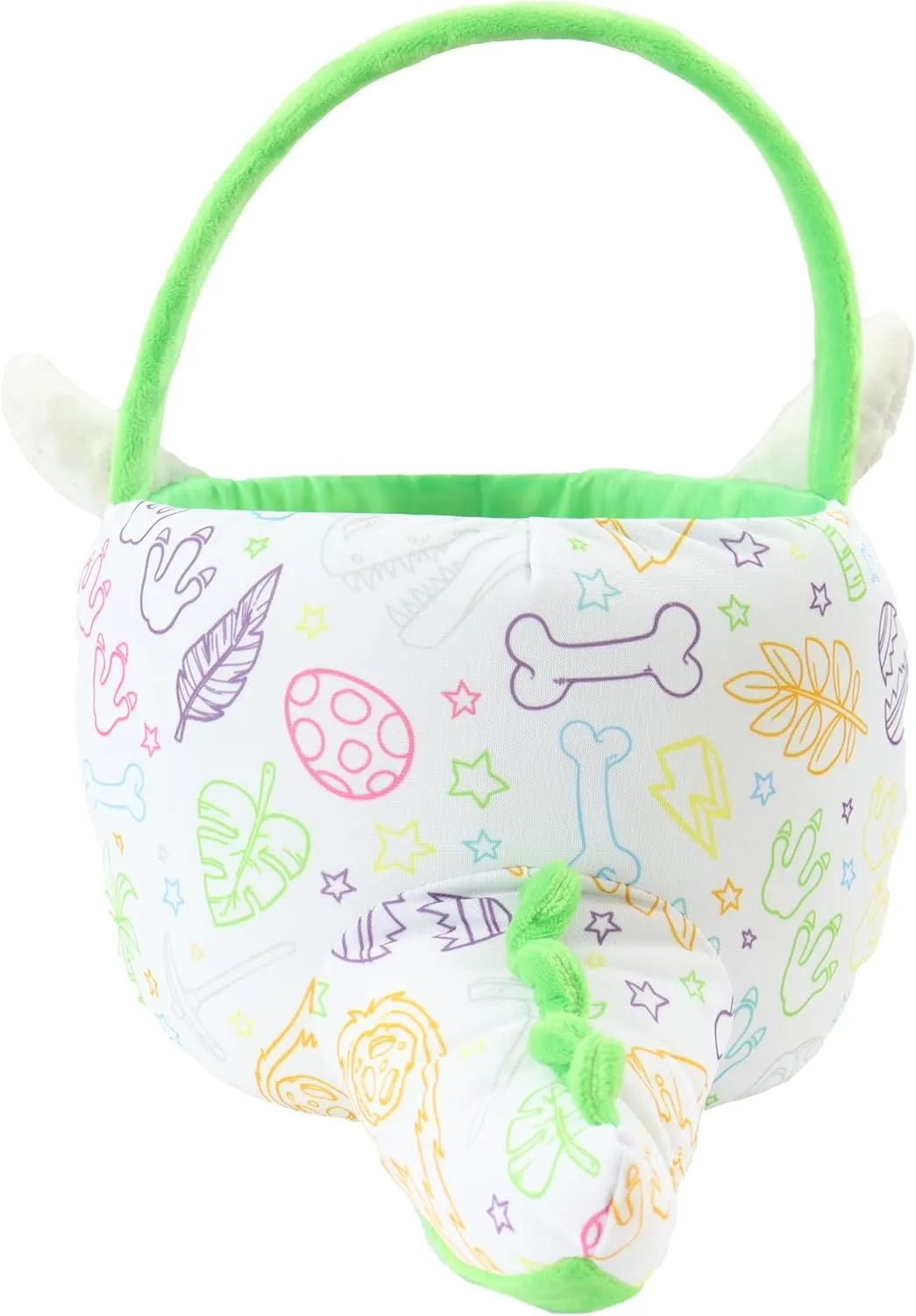 Crayola Color Me Plush, Easter Basket with 3 Ultra-Clean Washable Markers, Green Dinosaur, Creative Fun for Boys and Girls Ages 3 and Up