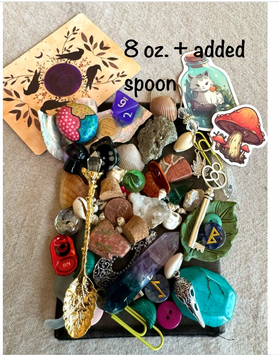 Crow Treasure Confetti Scoops
