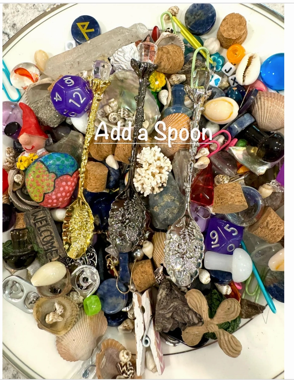 Crow Treasure Confetti Scoops