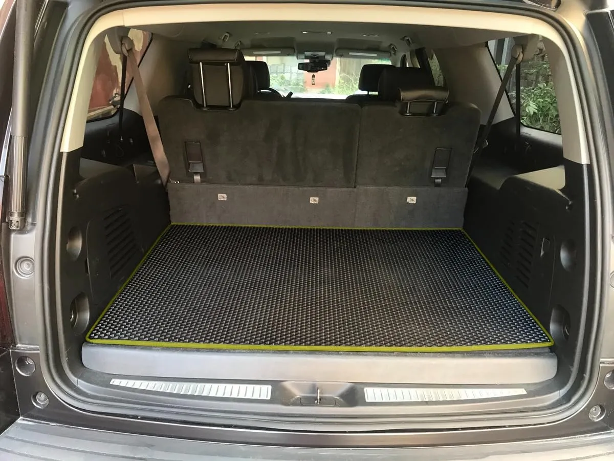 Custom Fit Cargo Trunk Mat for Chevrolet Suburban/GMC Yukon XL 2015—2020 - Heavy-Duty Boot Liner Tray (Yellow)
