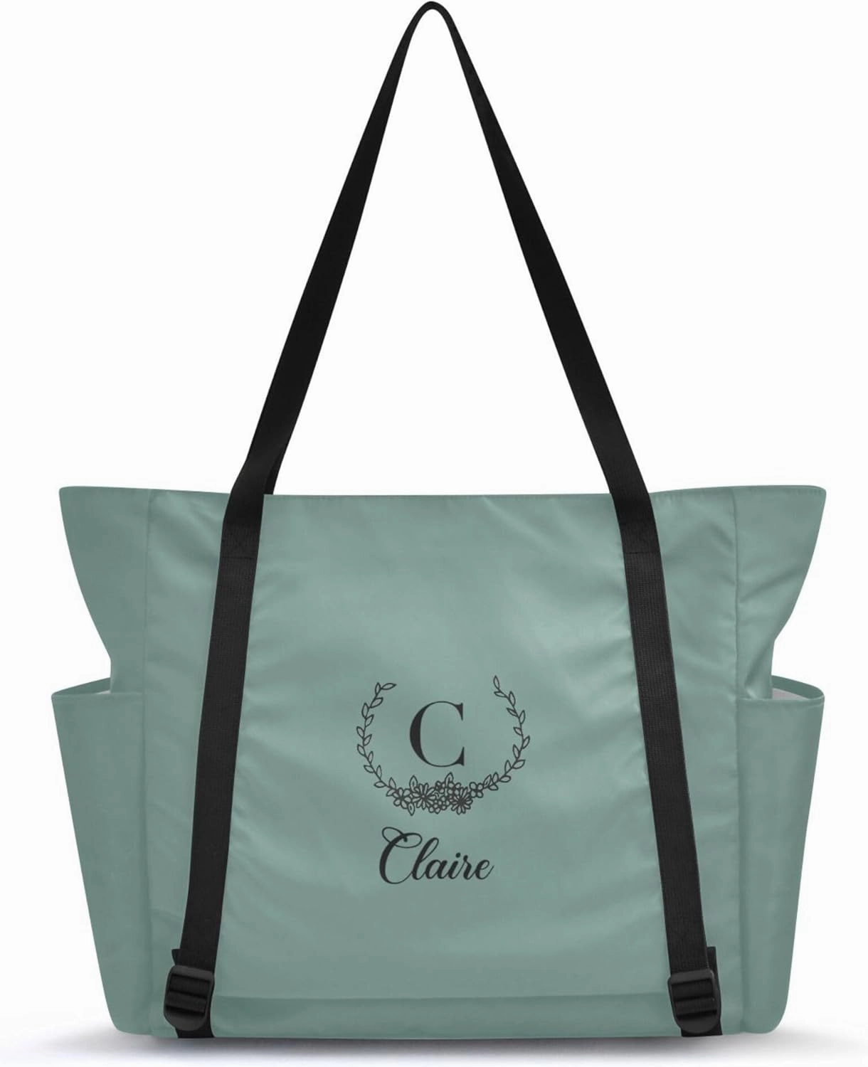 Custom Name Gym Yoga Bag with Yoga Mat Carrier Azalea Personalized Yoga Pilates Tote Shoulder Bag for Travel
