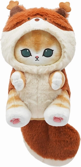 Cute cat Plush Toys 8", Soft cat Toys, Gifts for Girl and Boys, Home Decoration (Squirrel cat)