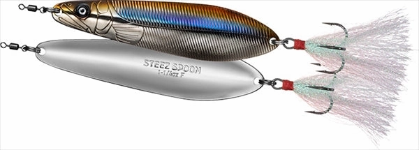 Daiwa Bass Lure STZ-Spoon 1/2 Olive Wakasagi