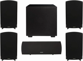 Definitive Technology Home Theater Bundle: (4) ProMonitor 1000 Speakers, ProCenter 1000 Center, and Descend DN8 Subwoofer - Immersive 5.1 Surround Sound System